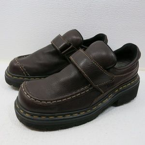 Dr. Martens UK 6 Oil Tanned Leather Casual Shoes 8